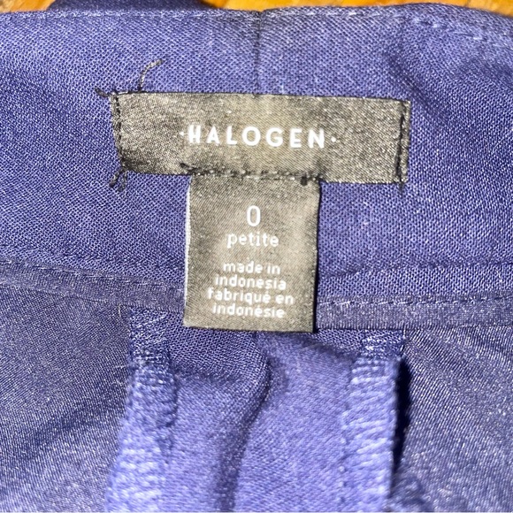 SALE‼️ EUC Halogen navy wide leg pants - Picture 4 of 6